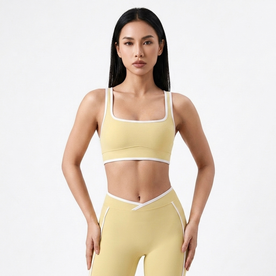SUNDROP : Canggu Two Toned Sports Bra